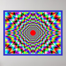 De Optische illusie van de zonneGloed Posters