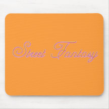 De oranje Fantasie Mousepad van de Straat Muis Matten