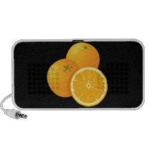 De oranje Spreker van de Krabbel Draagbare Speakers