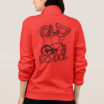 De originele oude fiets en graffiti van de School Sportjack