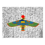 De oude Egyptische Havik van Horus van de God Wens Kaarten