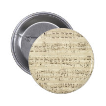 De oude Nota's van de Muziek - het Blad van de Muz Button