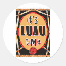 De oude Tijd van Luau van de Rotan Stickers