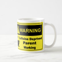 De Ouder van de Waarschuwing van de cafeïne Mok