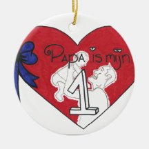 de pa is mijn nummer 1 kerst ornament