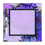 De paarse Blauwe Bloemen droog-wissen Kleine Raad  Whiteboards