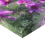 De paarse Druk van het Canvas van Bloemen Gallerij Wrapped Canvas