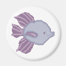 De paarse en Violette Tropische Magneet van Vissen