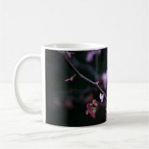De paarse Mok van de Koffie van Knoppen