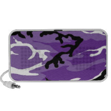 De paarse Spreker van de Krabbel Camo Speaker Systeem