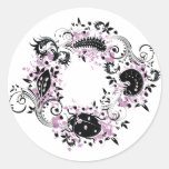 De Paarse Sticker van de Cyclus van het Leven van 