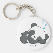 De Panda Keychain van de slaap Sleutel Hangers