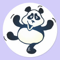 De Panda van de partij stickers