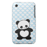 De panda van Kawaii iPhone 3 Case-Mate Hoesjes