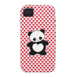 De panda van Kawaii iPhone 4 Hoesjes