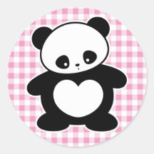 De panda van Kawaii Sticker