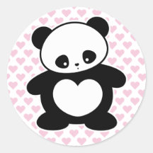 De panda van Kawaii Stickers