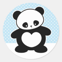 De panda van Kawaii Stickers