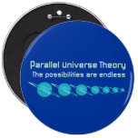 De parallelle Theorie van het Heelal Speldbuttons
