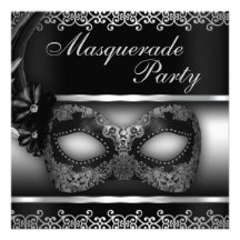 De Partij van de maskerade nodigt uit Aankondiging