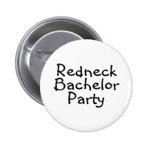 De Partij van de Vrijgezel van Redneck Speld Buttons