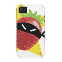 De pa's Ta van Ramène fraise!! © Les Hameçons Cibl Case-Mate iPhone 4 Hoesjes