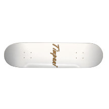 de pauken tekst blk schetst brown.png skate deck