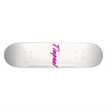 de pauken tekst blk schetst paarse pink.png skate decks