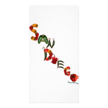De Peper van de Spaanse peper van San Diego Gepersonaliseerde Fotokaarten