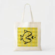 De petits poissons de grands poissons - coupez la  sacs de toile