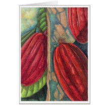 De Peulen van de cacao Wenskaarten