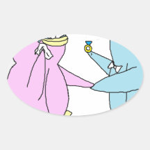 De Pinguïnen van het huwelijk Sticker