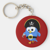 De Piraat van de tjilpen Sleutel Hanger
