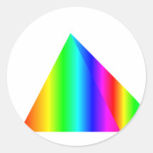 De Piramide van de regenboog Stickers