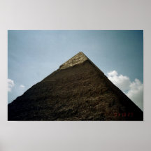 De Piramide van Giza Afdruk