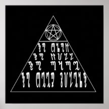 De Piramide van heksen Print