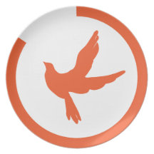 De Plaat van de Vogel van de vrijheid Diner Bord