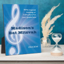 De Plaque van Mitzvah van de Knuppel van de Sleute Foto Platen