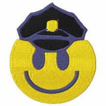 De Politieman van het Gezicht van Smiley