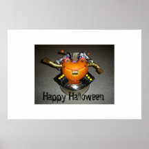 De Pompoen van de robot Print