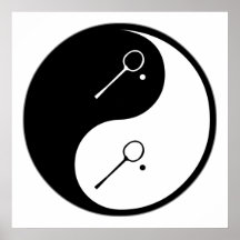 De Pompoen van Yang van Yin Afdruk