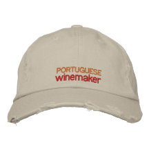 DE PORTUGESE MAKER VAN DE WIJN, PORTUGESE WIJN GEBORDUURDE BASEBALL PETTEN