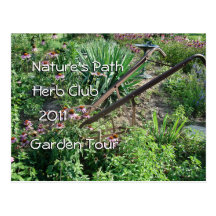De Prentbriefkaar van de Tuin van het Kruid van Ec Wenskaart