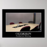 De productieve vergadering is een oxymoron (s) afdruk