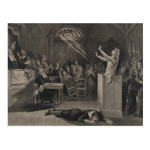 De ProefIllustratie van de Heks van Salem Wens Kaarten
