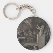 De ProefIllustratie van de Heks van Salem Sleutelhangers