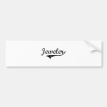 De Professionele Baan van de juwelier Bumpersticker