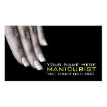 De professionele Visitekaartjes van de Manicure