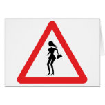 De Prostituee van de voorzichtigheid (Prostituee A Wenskaart