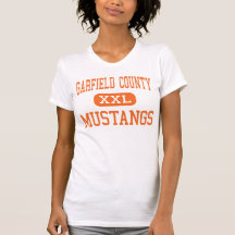 De Provincie van Garfield - Mustangen - District - Tshirts